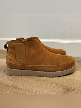 Koolaburra by UGG Men's Easson Chelsea Brown Suede Boots Shoes Size US9 UK8 EU42